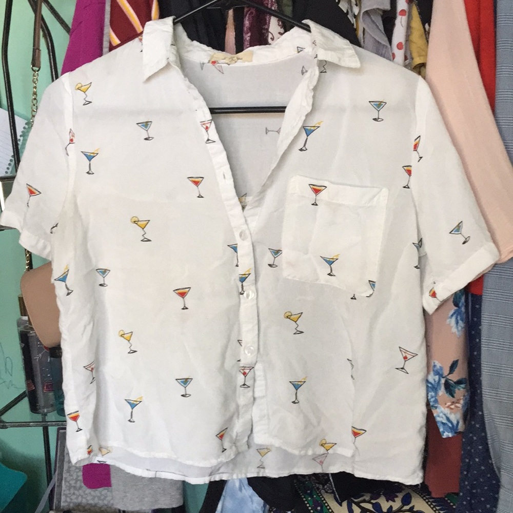 Martini Crop Top